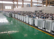 成都油浸式变压器成品车间
